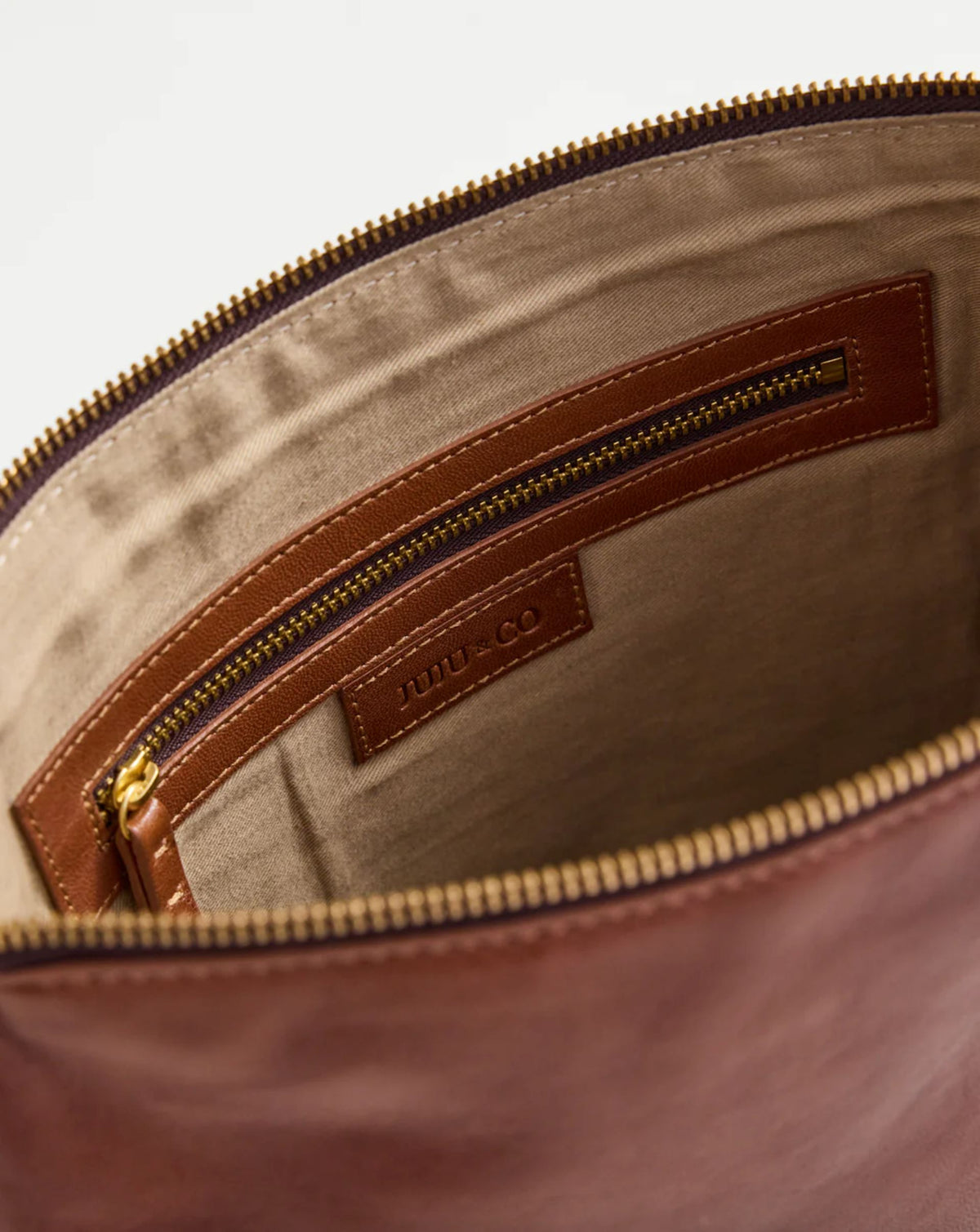 JUJU & CO Augusta Crossbody - Cognac HANDBAG - Zabecca Living