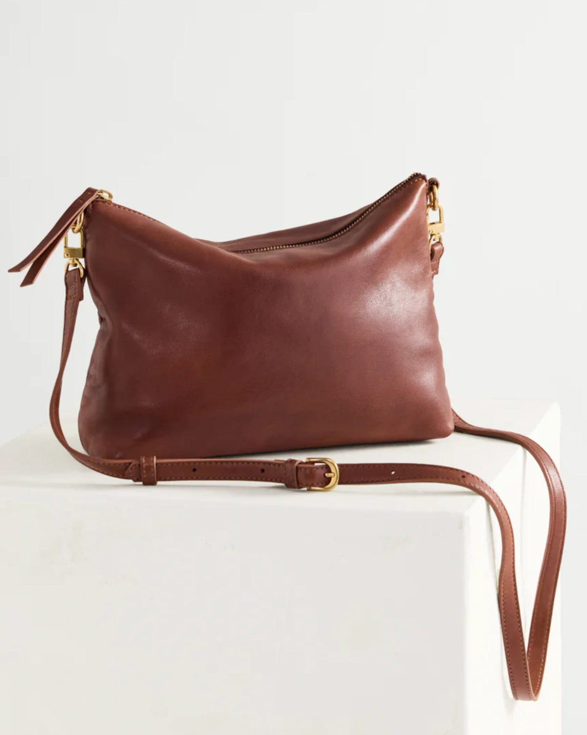 JUJU & CO Augusta Crossbody - Cognac HANDBAG - Zabecca Living