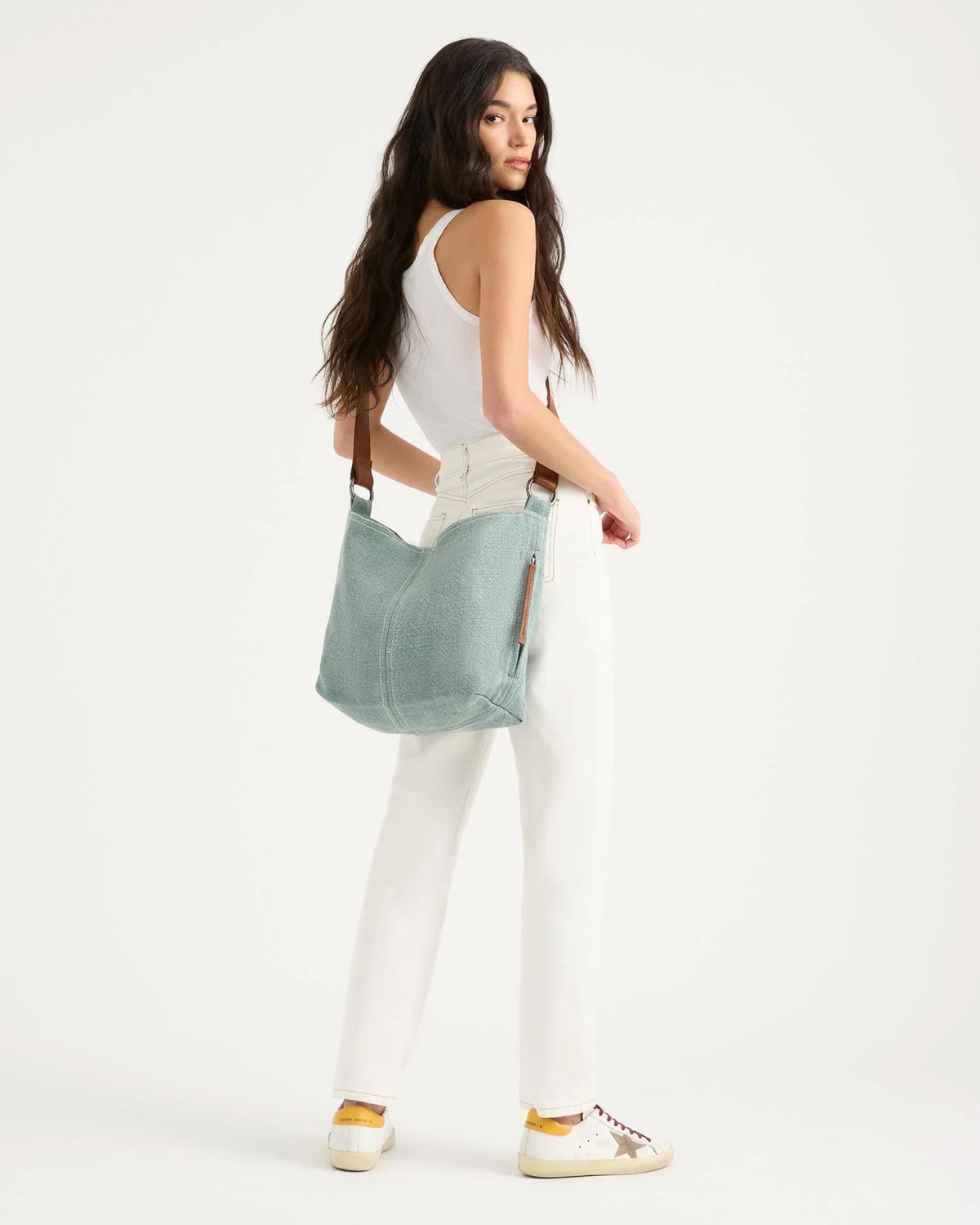 JUJU & CO Baby Jute Bag - French Blue HANDBAG - Zabecca Living