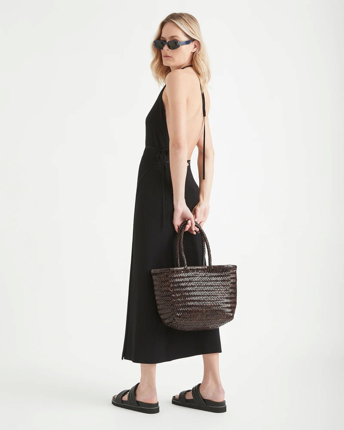 JUJU & CO Dune Basket - Mahogany HANDBAG - Zabecca Living