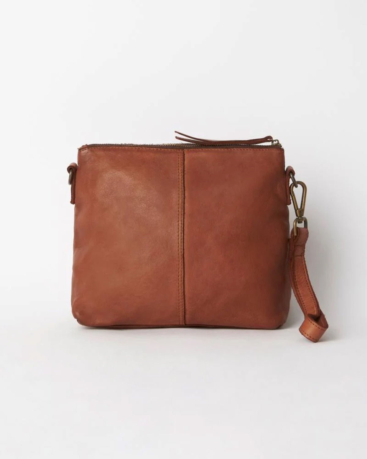 JUJU & CO Large Essential Pouch Bag - Cognac HANDBAG - Zabecca Living