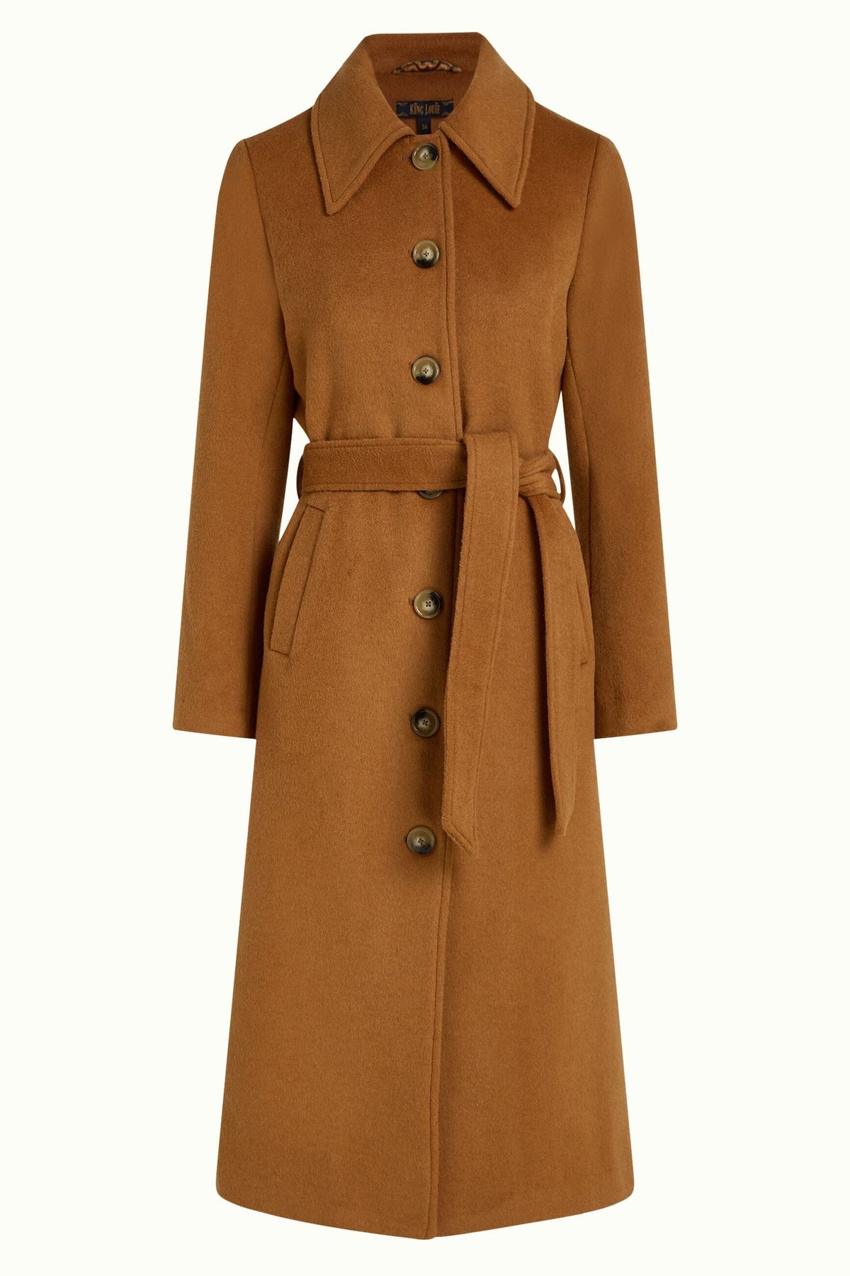 KING LOUIE Arabella Coat Reggio - Bronze Brown Coat - Zabecca Living