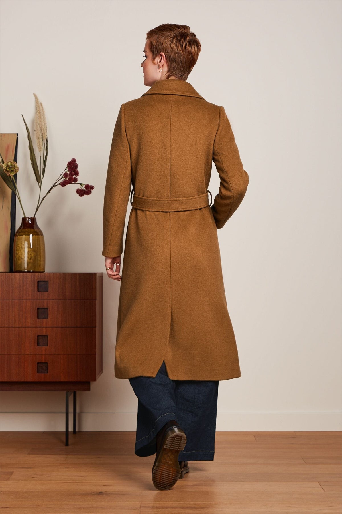 KING LOUIE Arabella Coat Reggio - Bronze Brown Coat - Zabecca Living