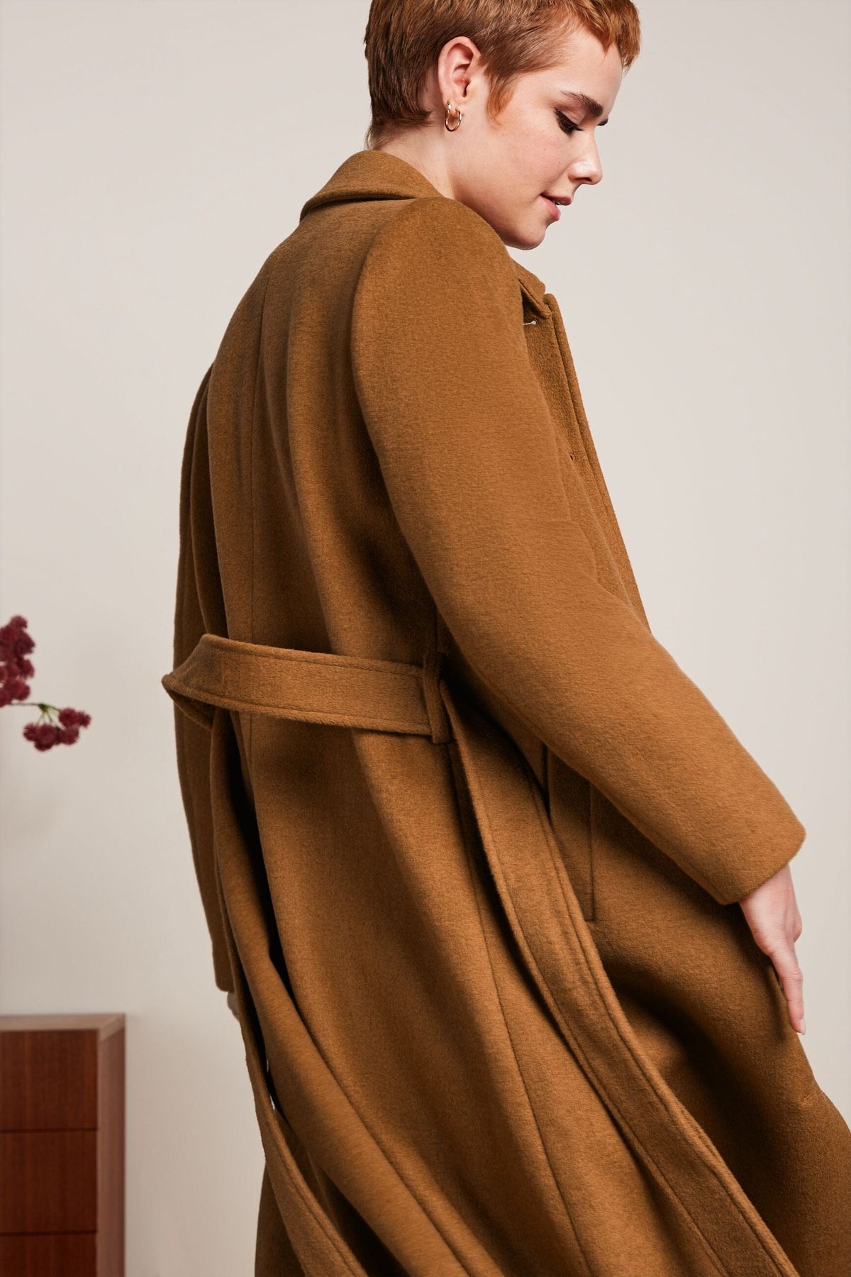 KING LOUIE Arabella Coat Reggio - Bronze Brown Coat - Zabecca Living