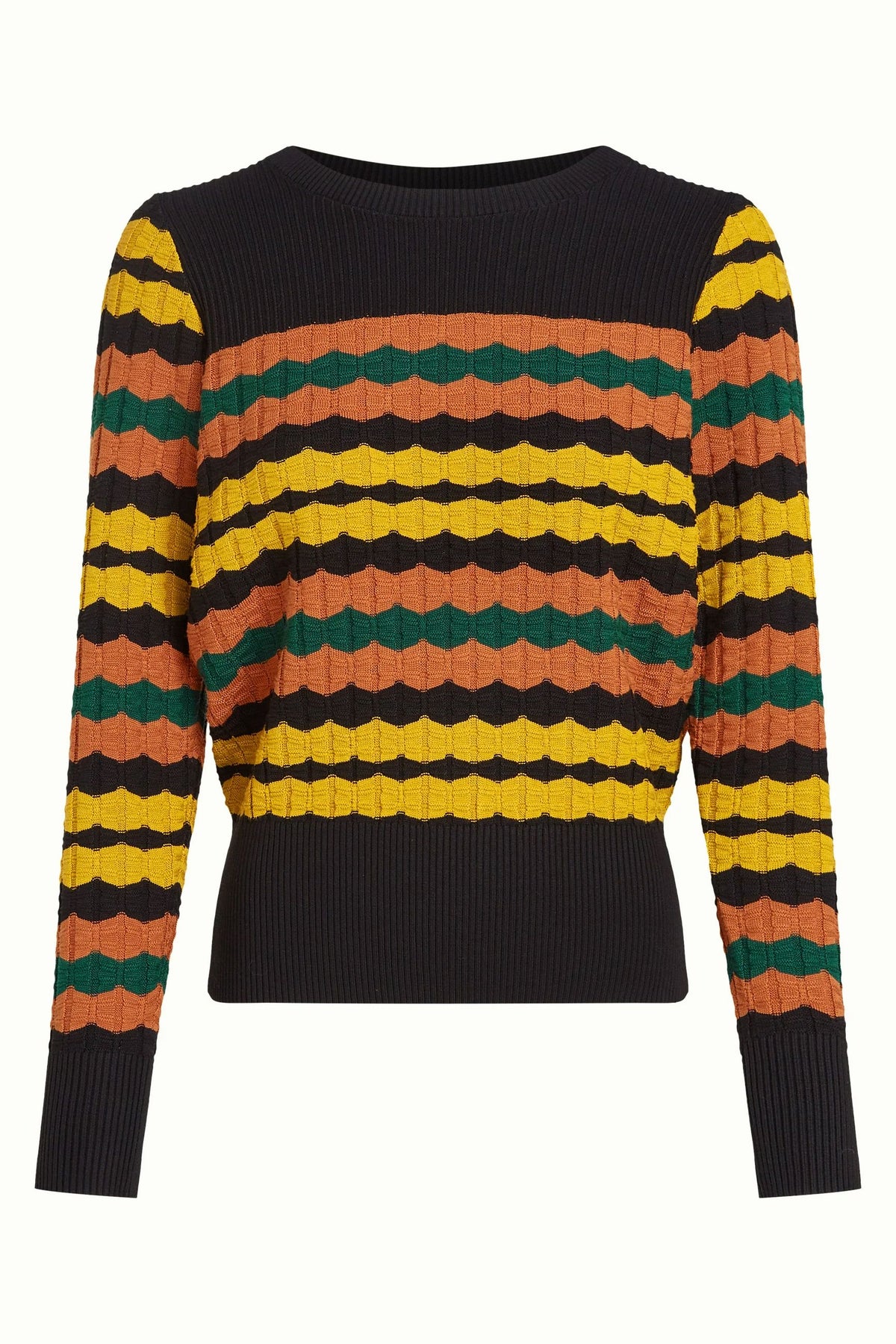 KING LOUIE Bella Top Royal - Black Jumpers + Knitwear - Zabecca Living