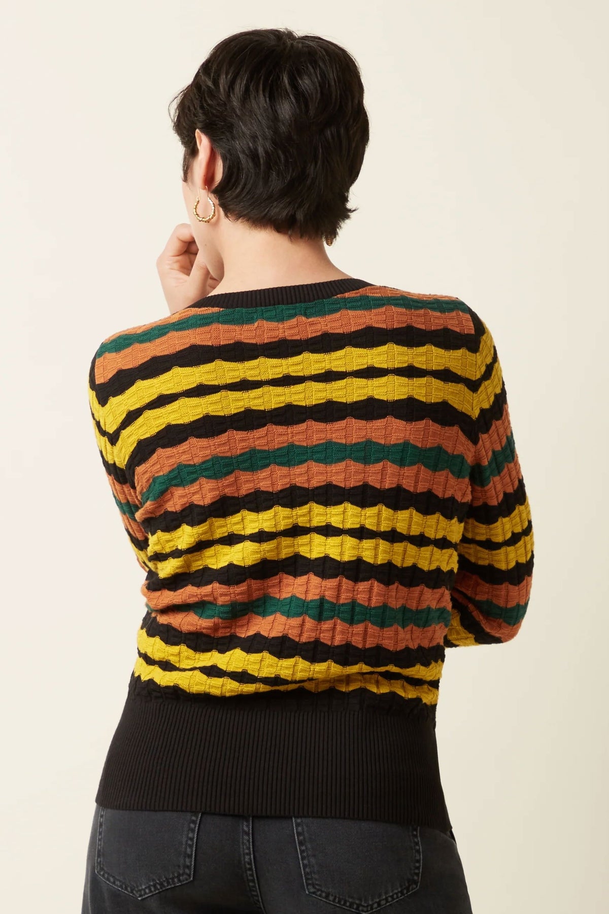 KING LOUIE Bella Top Royal - Black Jumpers + Knitwear - Zabecca Living