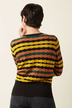 KING LOUIE Bella Top Royal - Black Jumpers + Knitwear - Zabecca Living
