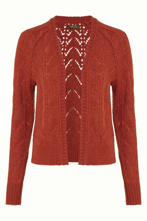 KING LOUIE Blanca Cardi Orcia - Spicy Brown CARDIGAN - Zabecca Living