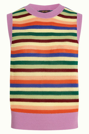 KING LOUIE Boxy Spencer Molo - Bluing vest - Zabecca Living