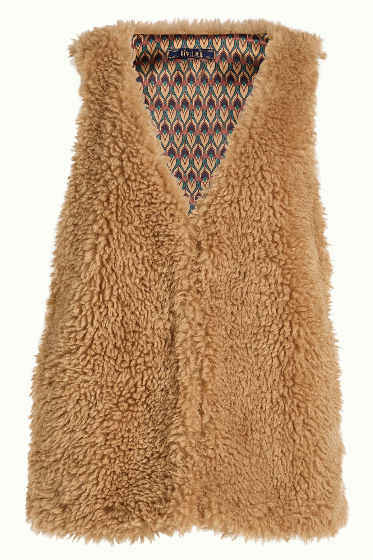 KING LOUIE Cilla Gilet Boheme - Biscotti Jacket - Zabecca Living