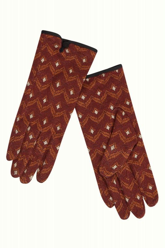 KING LOUIE Gloves Lounge - Cabernet Red GLOVES - Zabecca Living