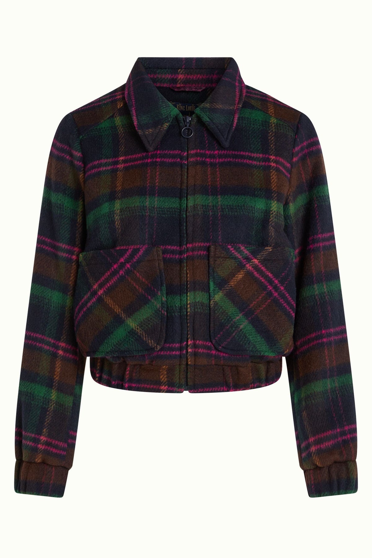 KING LOUIE Isla Jacket - Brit Check Jacket - Zabecca Living