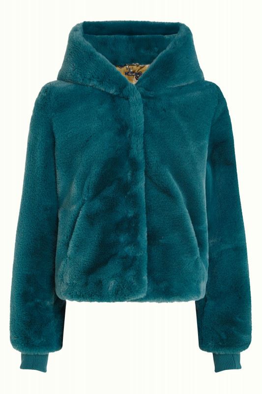 KING LOUIE Judy Coat Philly - Sea Blue Coat - Zabecca Living