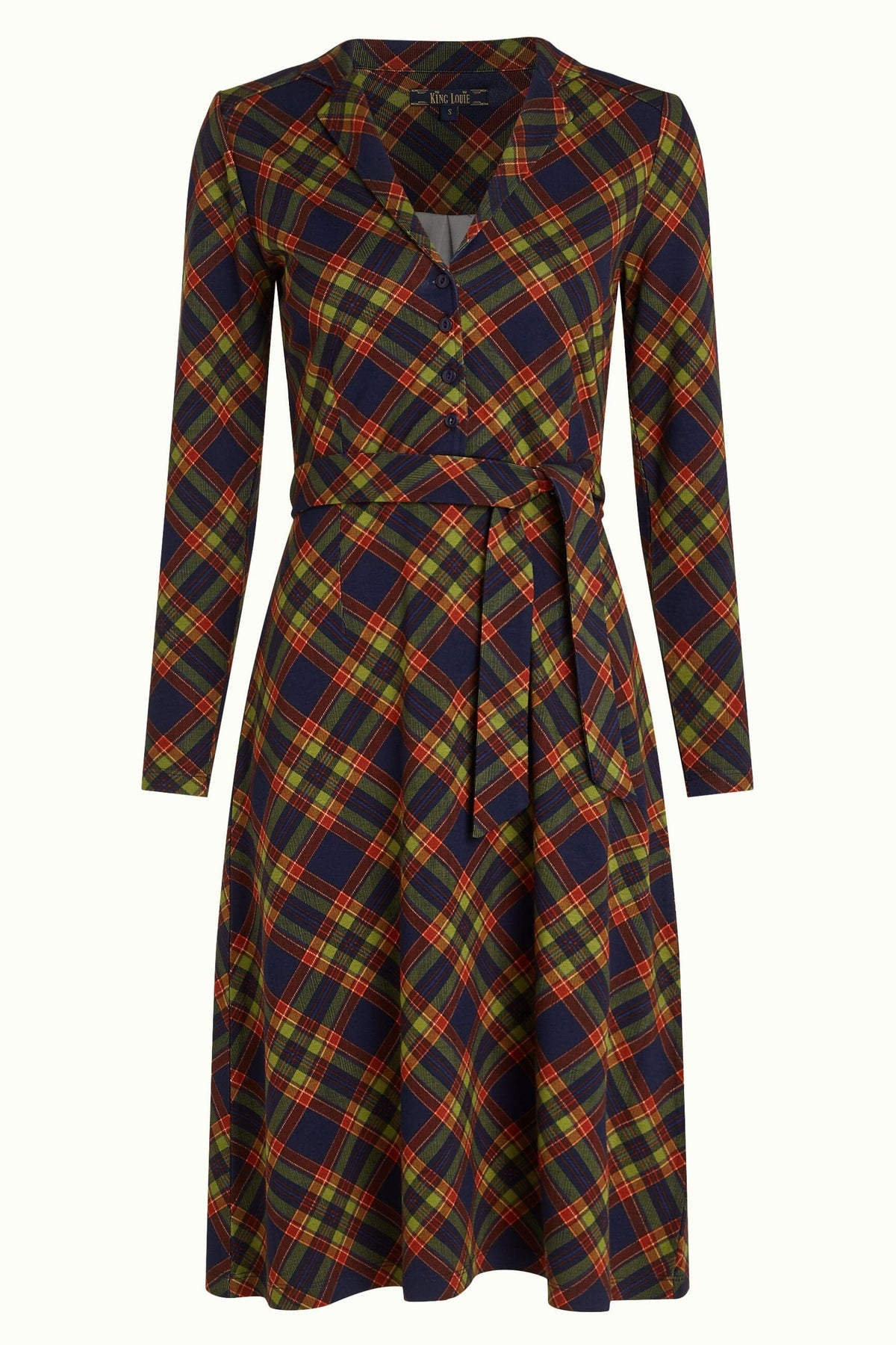 KING LOUIE Lola Dress Bennet - Evening Blue Dress - Zabecca Living