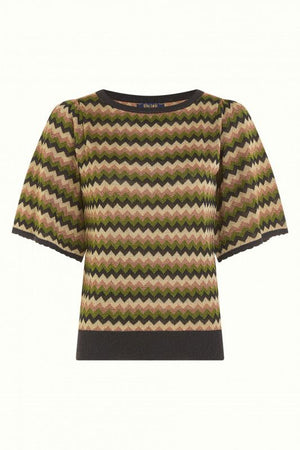 KING LOUIE Maree Top Bruno - Posey Green Jumpers + Knitwear - Zabecca Living