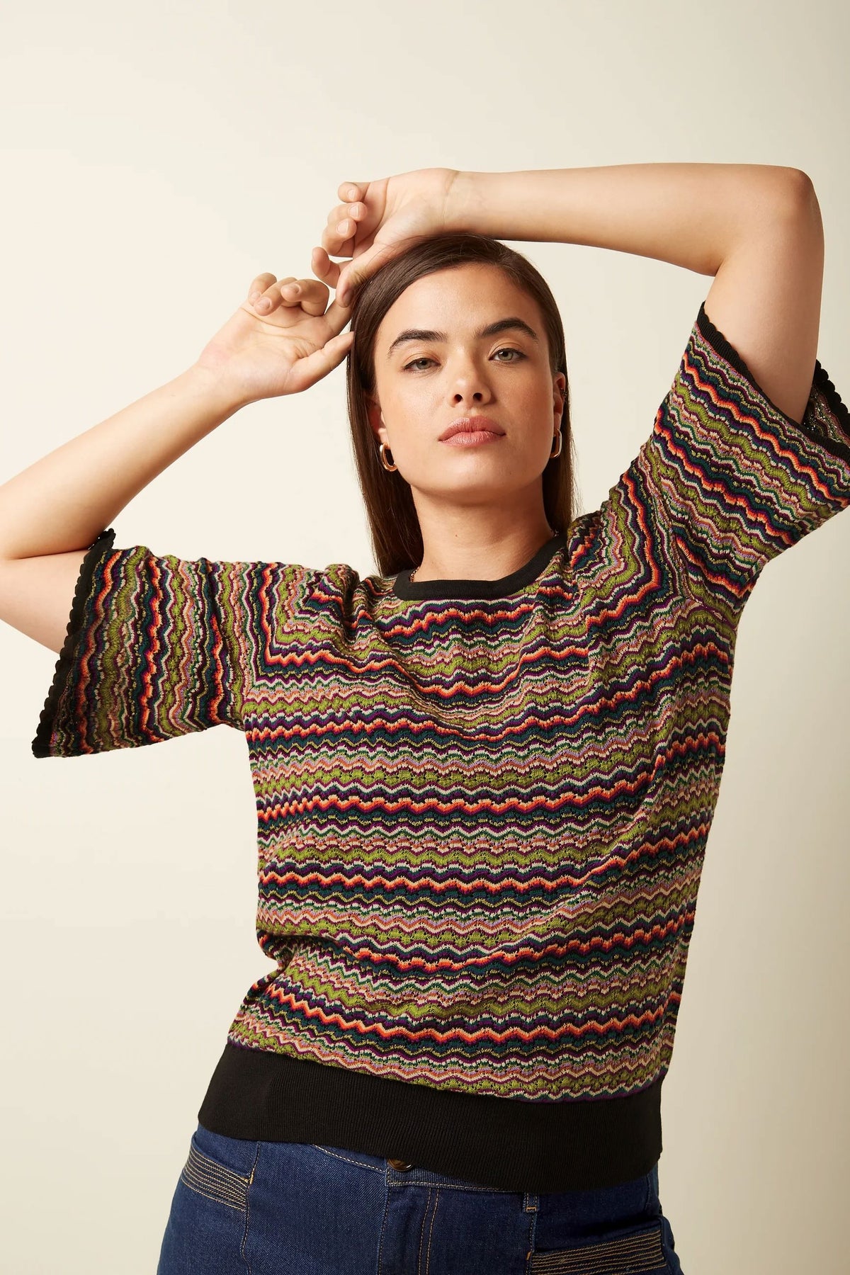 KING LOUIE Maree Top Meisel - Multi Color Jumpers + Knitwear - Zabecca Living