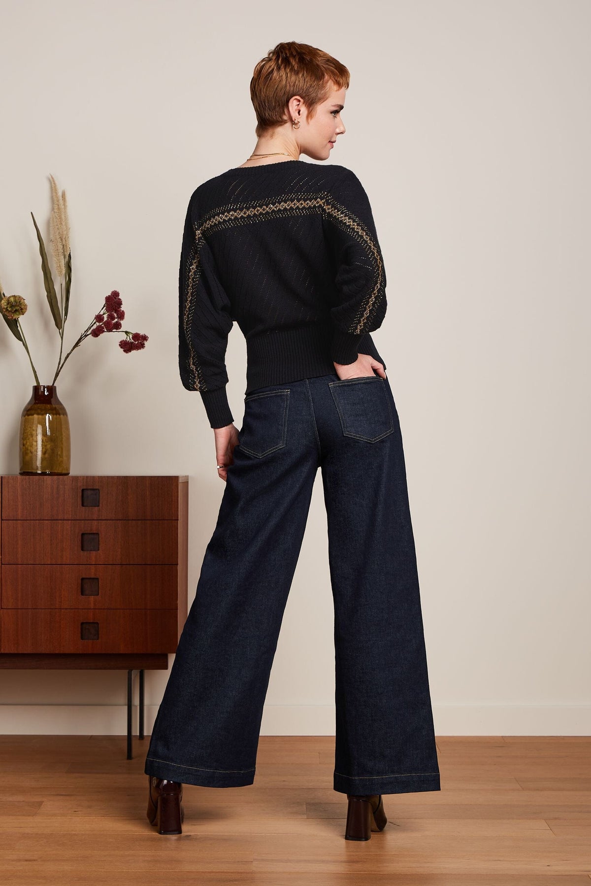 KING LOUIE Nadia Knit Top - Eighties Jumpers + Knitwear - Zabecca Living