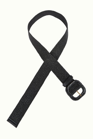 KING LOUIE Raffia Belt - Black BELT - Zabecca Living