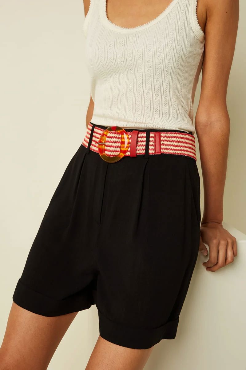 KING LOUIE Striped Belt - 95cm Chilli Red BELT - Zabecca Living
