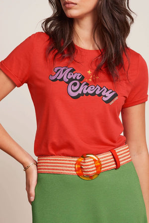 KING LOUIE Striped Belt - Tweed Orange BELT - Zabecca Living