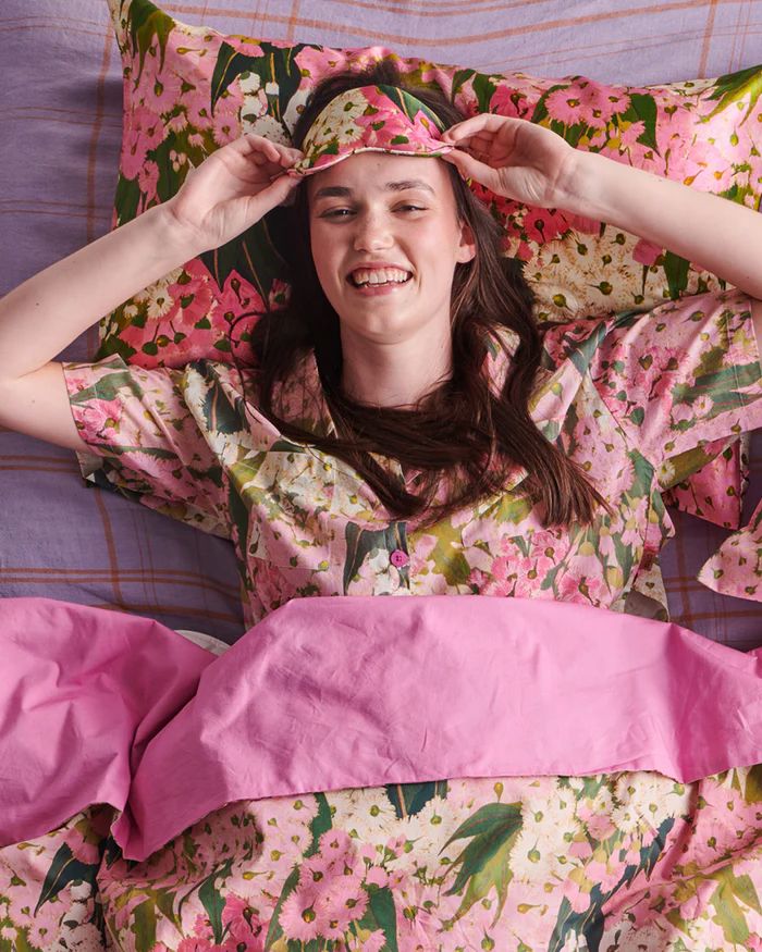 KIP &amp; CO Bush Blossom Silk Eye Mask EYE MASK - Zabecca Living