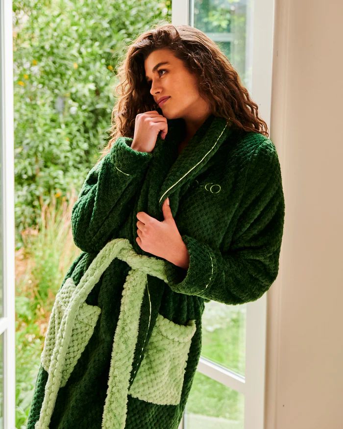 KIP & CO Cosy Robe - Rainforest Sleepwear - Zabecca Living
