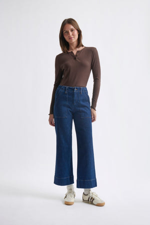 KIREINA Celeste Pant - Palisade Blue JEANS - Zabecca Living