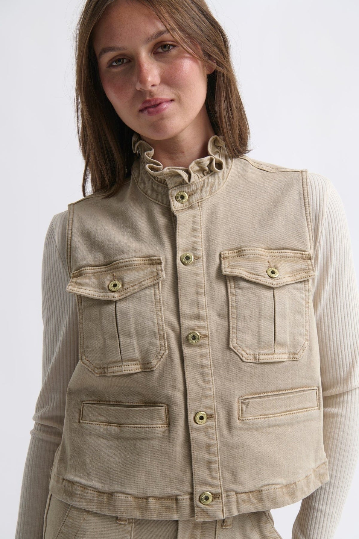 KIREINA Erica Vest - Arizona Wash vest - Zabecca Living