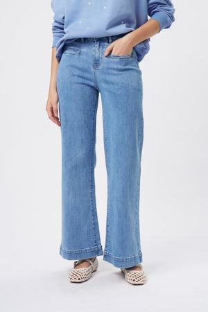 KIREINA Freya Jean Heart - 70s Blue JEANS - Zabecca Living