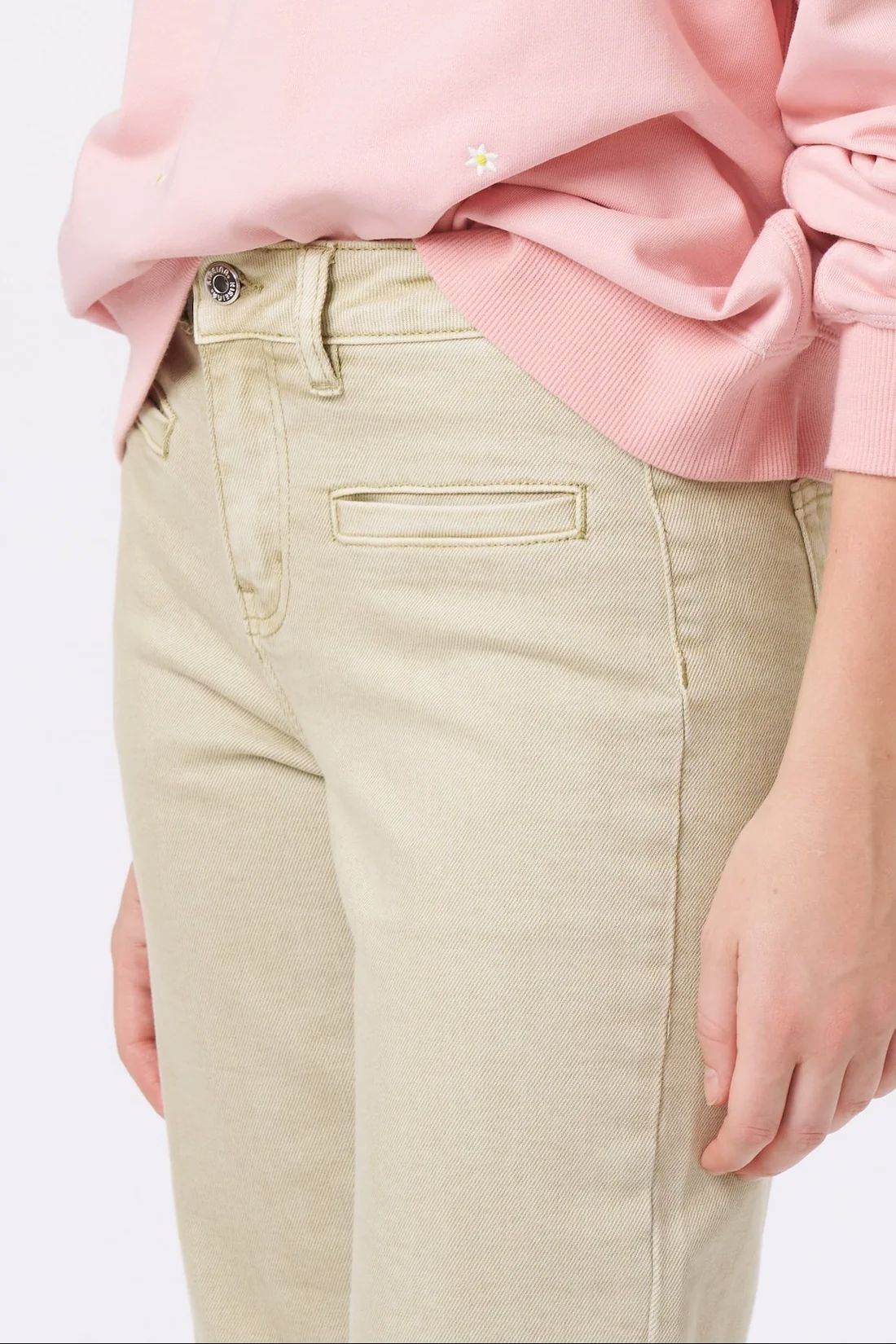 KIREINA Freya Jean - Pistachio Green JEANS - Zabecca Living