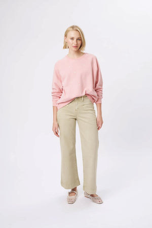 KIREINA Freya Jean - Pistachio Green JEANS - Zabecca Living