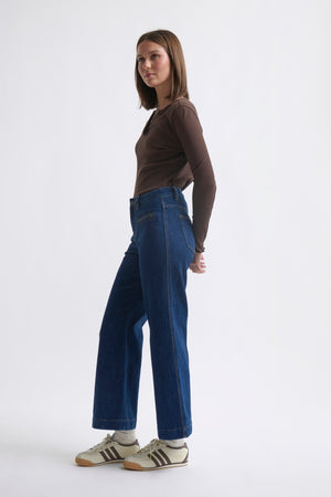KIREINA Freya Jean Plait Pocket - Palisade Blue JEANS - Zabecca Living