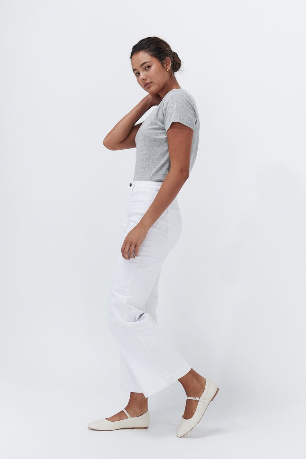 KIREINA Freya Jean - Snow White JEANS - Zabecca Living