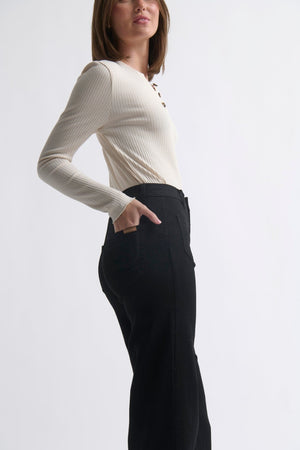 KIREINA Harper Jean - Black JEANS - Zabecca Living
