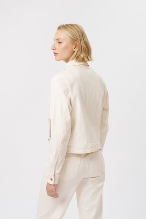 KIREINA Mila Jacket - Ecru Jackets + Coats - Zabecca Living