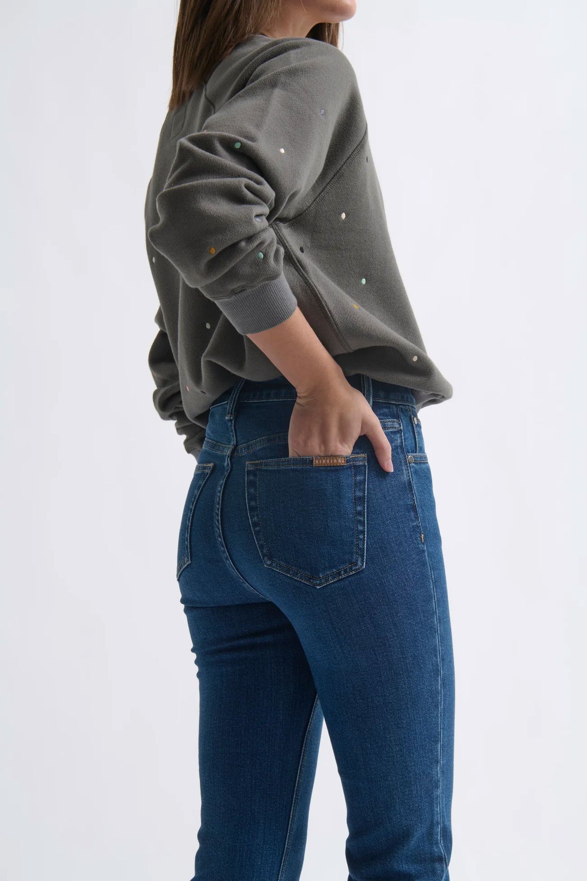 KIREINA Vacay Jean - Hemmed - Brentwood Blue JEANS - Zabecca Living