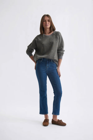 KIREINA Vacay Jean - Hemmed - Brentwood Blue JEANS - Zabecca Living