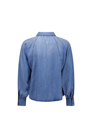 KNEWE Hope Top - Blue Wash Shirts & Blouses - Zabecca Living