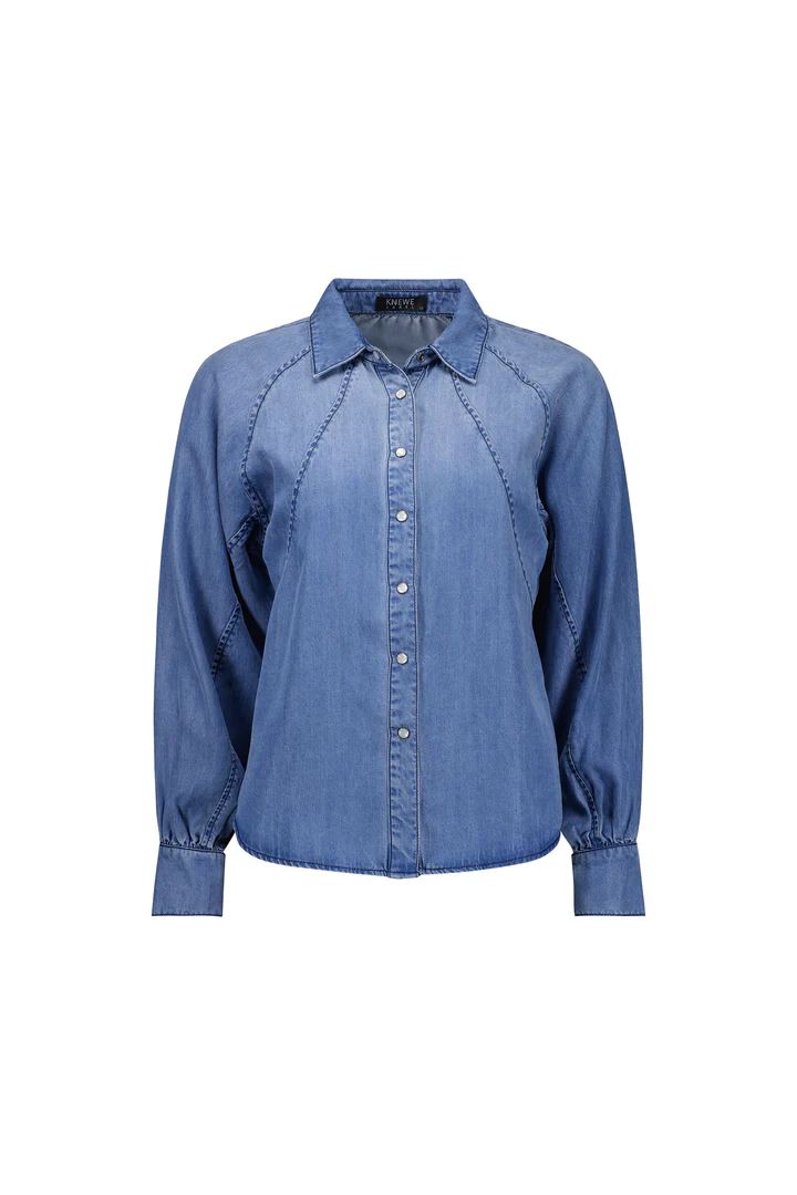 KNEWE Hope Top - Blue Wash Shirts & Blouses - Zabecca Living