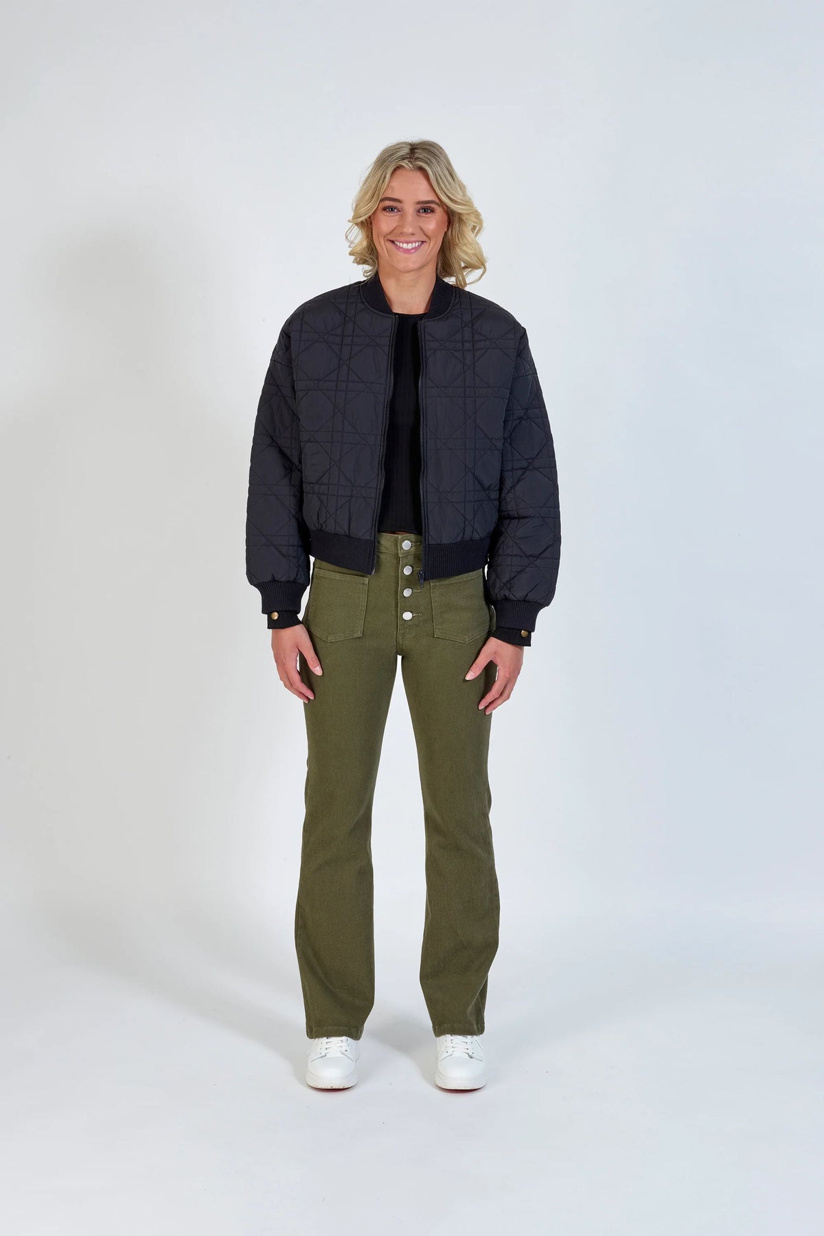 KNEWE Leo Bomber - Black Jackets + Coats - Zabecca Living