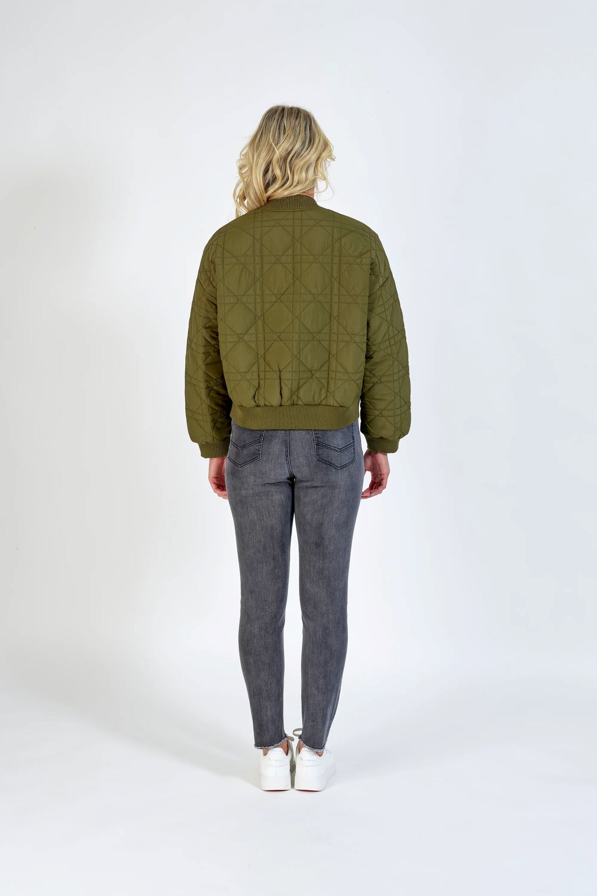 KNEWE Leo Bomber - Khaki Jackets + Coats - Zabecca Living