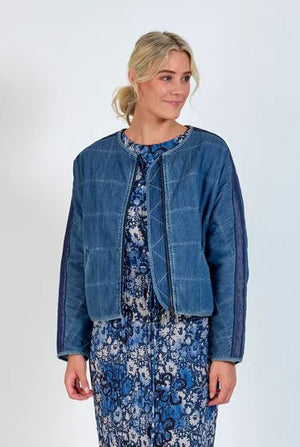 KNEWE Quilt Bomber - Denim Jackets + Coats - Zabecca Living