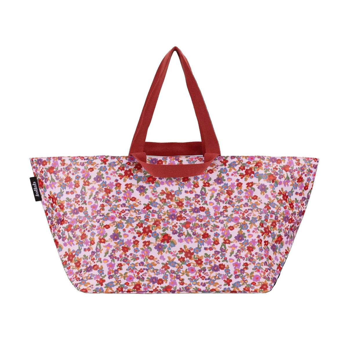 KOLLAB Beach Bag - Retro Bloom Beach Bag - Zabecca Living