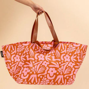 KOLLAB Beach Bag - Terra Bloom Beach Bag - Zabecca Living