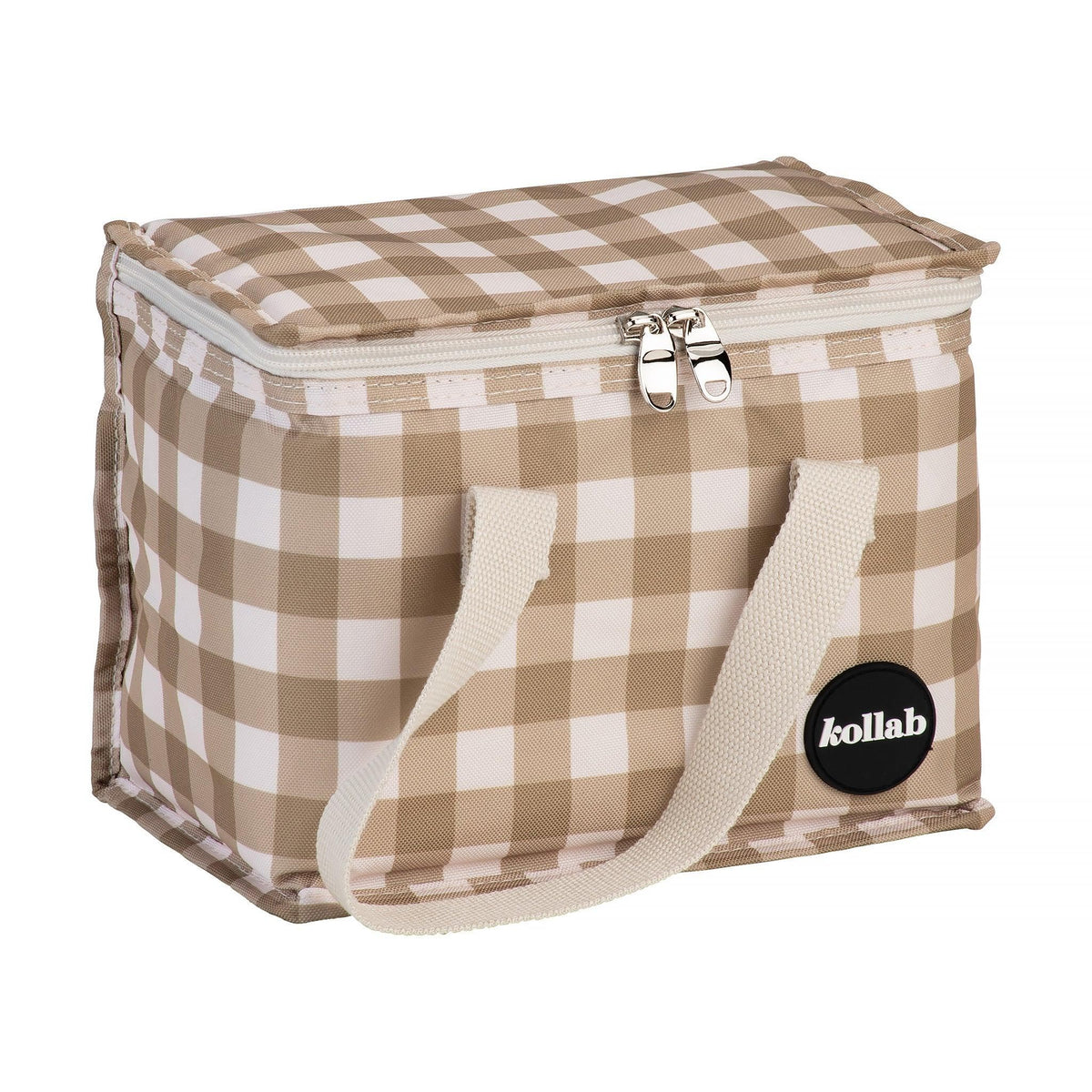 KOLLAB Holiday Lunch Box - Olive Check LUNCH BOX - Zabecca Living