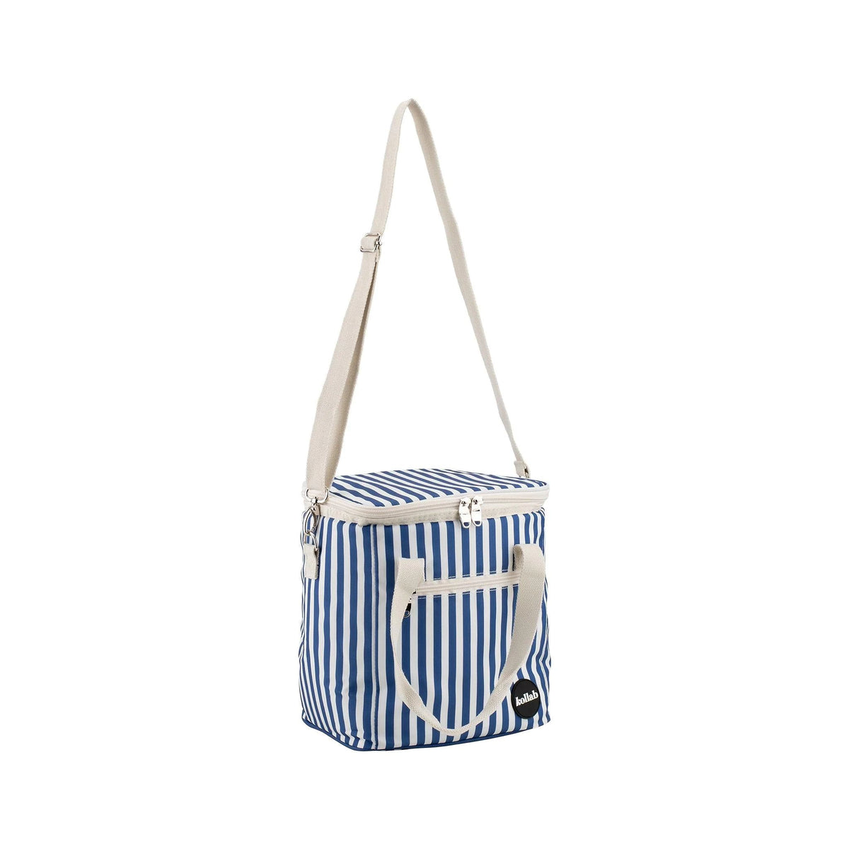 KOLLAB Holiday Mini Cooler Bag - Royal Stripe COOLER BAG - Zabecca Living