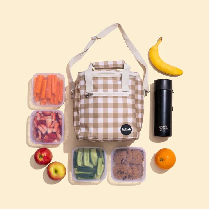 KOLLAB Holiday Mini Cooler Bag - Royal Stripe COOLER BAG - Zabecca Living
