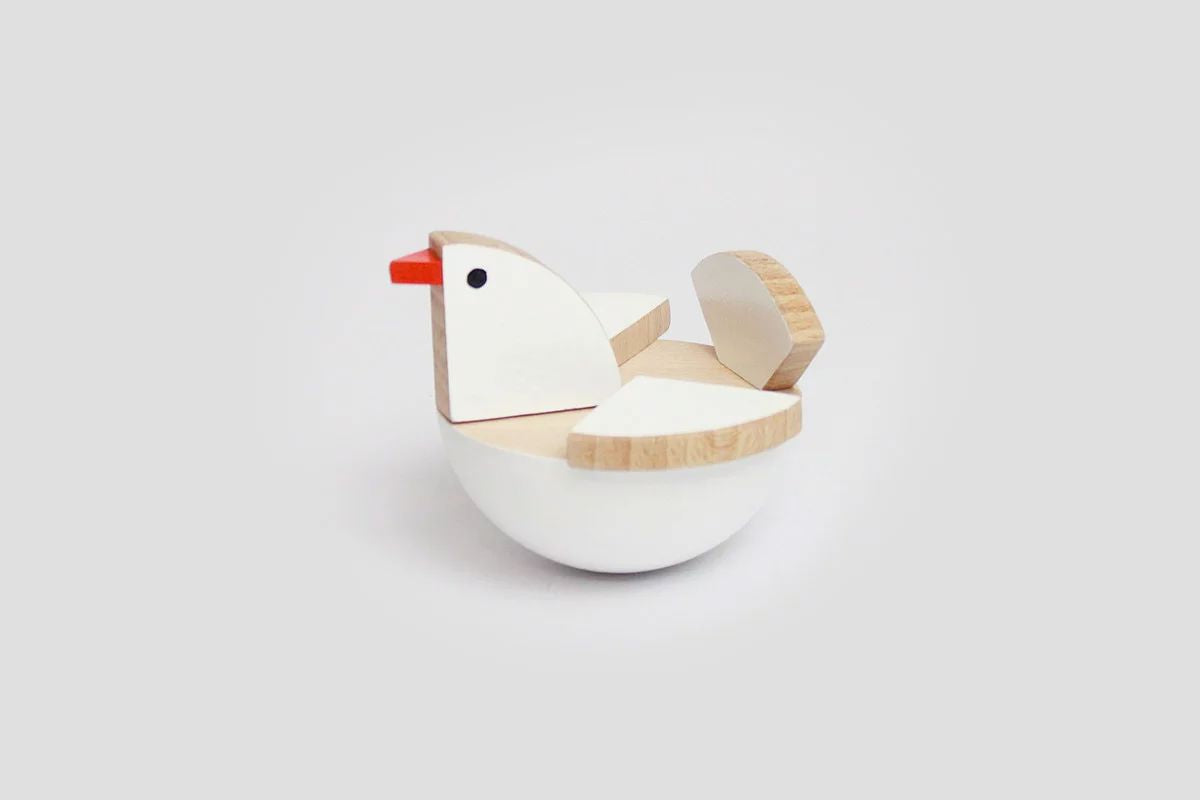 KUTULU Wooden Bird Toy - Holu Childrens Toy - Zabecca Living