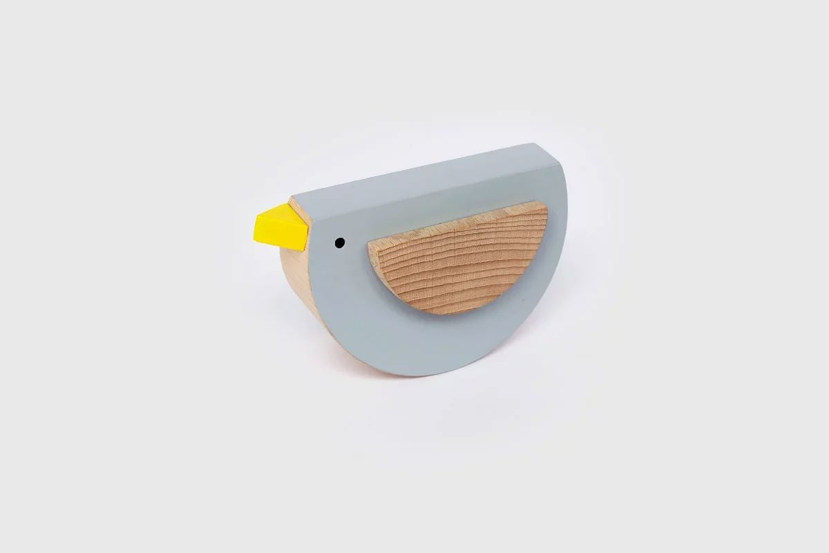 KUTULU Wooden Bird Toy - Pipu Childrens Toy - Zabecca Living