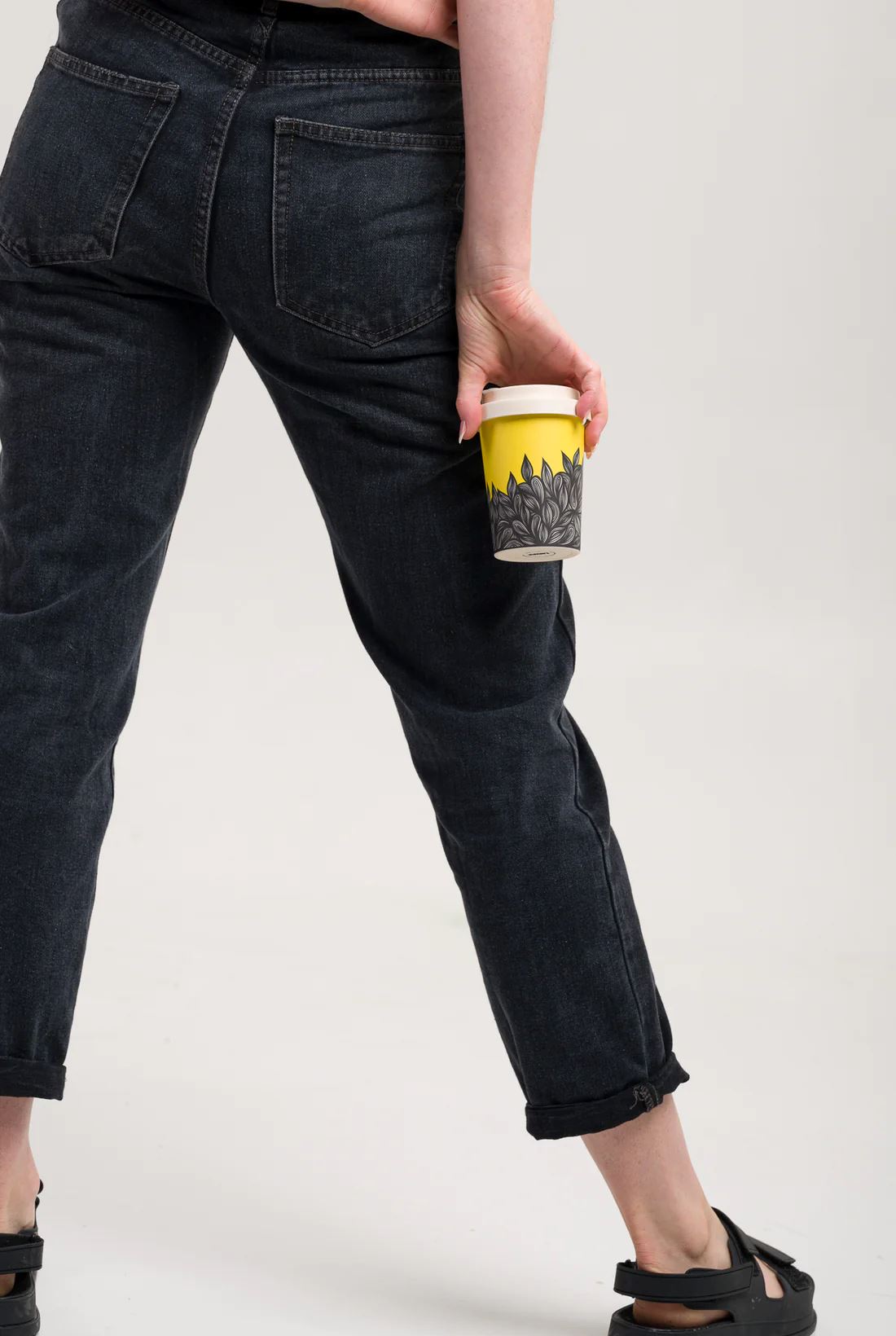 LANEWAY CUPS Flow Reusable Cup Large - White Lid COFFEE, TEA &amp; DRINKS - Zabecca Living